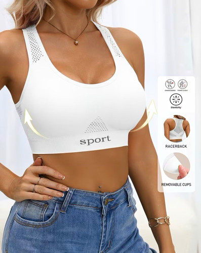Damen sport weiß crossback - damen,